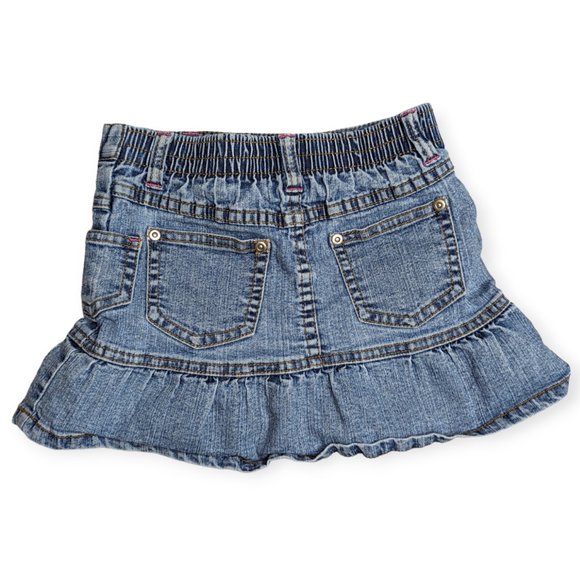 Barbie Avenue Embroidered Denim Skort Size 6 - Picture 6 of 9